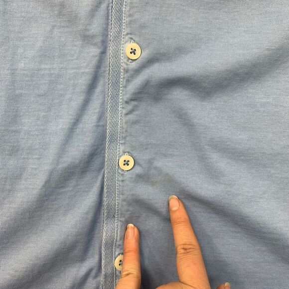 Breuer Shirt Mens XL Extra Large Copen Button Up Long Sleeve Cotton Chest Pocket - Picture 4 of 13